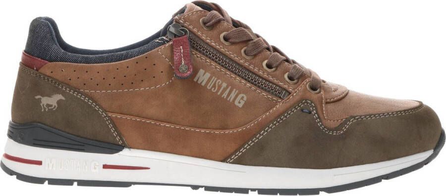 Mustang Shoes Sneakers vrije tijd schoen veterschoen met buitenrits - Foto 11