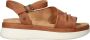 Mustang Stijlvolle Cognac Sandaal met Robuuste Zool Brown - Thumbnail 1
