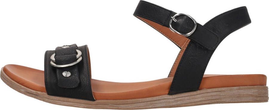 Mustang Shoes Sandalen zomerschoen sandaal riemzandalen in asymmetrische vorm