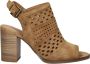 Mustang Shoes Sandaaltjes zomerschoen avond schoen blokhak met stijlvolle perforaties - Thumbnail 1