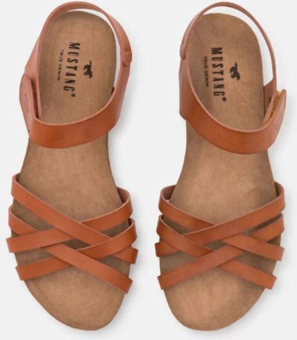 Mustang Shoes Sandalen zomerschoen sandaal klittenbandschoen met klittenbandjes
