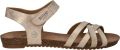Mustang Sandalen Plat Sandalen Plat Goudkleur - Goud