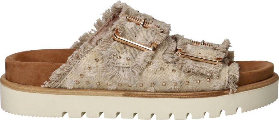 Mustang Slippers Dames Beige