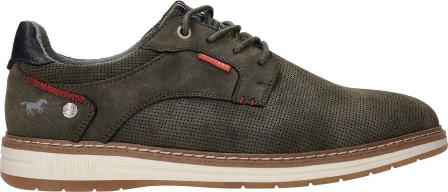 Mustang Groene Casual Sneakers met Gewatteerde Enkel Green Heren - Foto 1