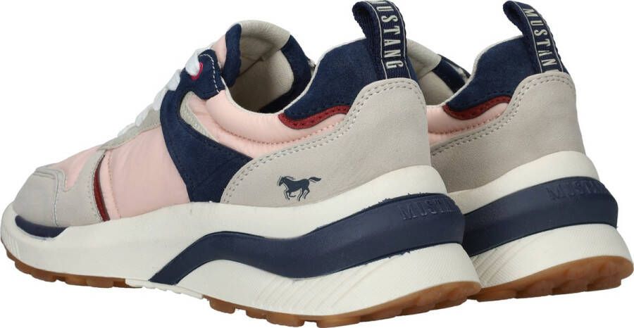 Mustang Sneaker Vrouwen Grijs blauw roze