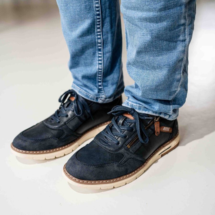 Mustang Shoes Veterschoenen met rits vrijetijdsschoen lage schoen veterschoen