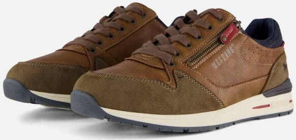 Mustang Sneakers bruin Synthetisch