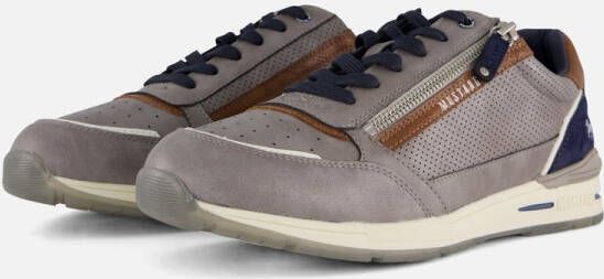 Mustang Shoes Sneakers met buitenrits vrijetijdsschoen lage schoen veterschoen