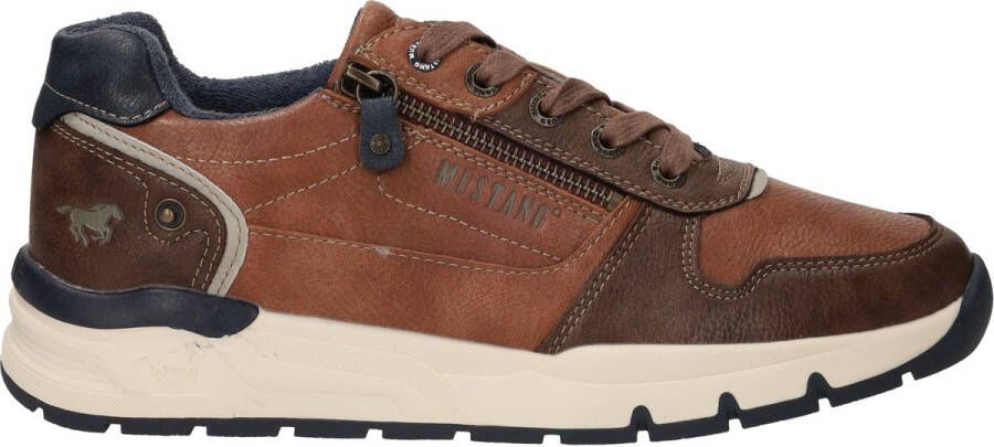 Mustang Sneakers Heren Cognac