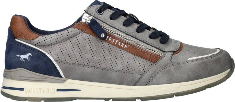 Mustang Shoes Sneakers met buitenrits vrijetijdsschoen lage schoen veterschoen