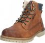 Mustang Shoes Winterlaarzen lace-up boots ankle boots worker boots contrast trim logo patch - Thumbnail 1