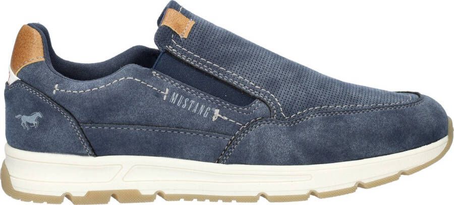 Mustang Schoenen Mannen 44 Blauw Polyester