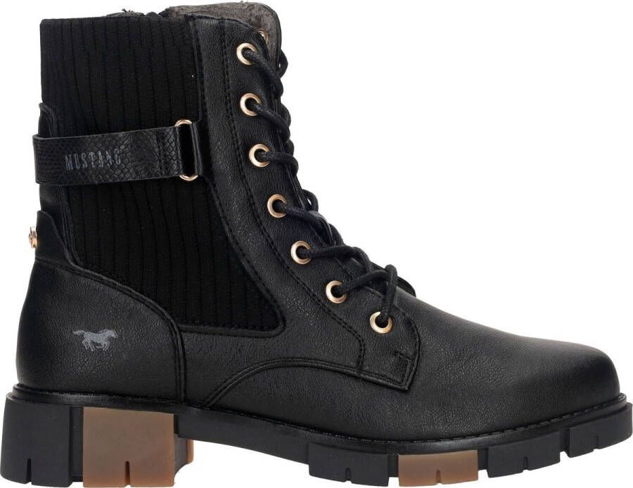 Mustang Shoes Veterlaarsjes Boots winterlaarzen met binnenrits