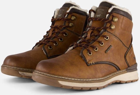 Mustang Veterboots cognac Synthetisch