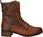 Mustang Veterboots Dames Cognac - Thumbnail 1