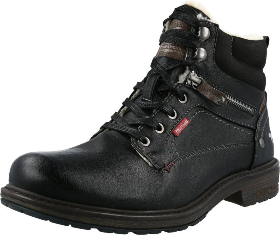 Mustang veterboots Zwart-43 (43)