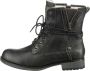 Mustang Shoes Winterlaarzen blokhak winterlaars veterschoenen bezet met studs - Thumbnail 1