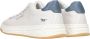 Mustang Wit Blauwe Sneaker met Gevormd Voetbed White Heren - Thumbnail 3