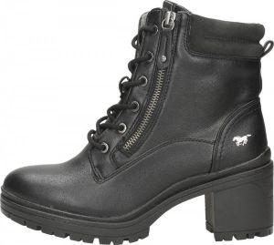Mustang Veterschoenen Hak Veterschoenen Hak zwart