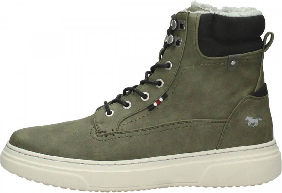 Mustang Veterschoenen Hoog Veterschoenen Hoog groen