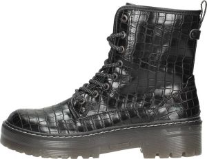 Mustang Veterboot Dames Zwart