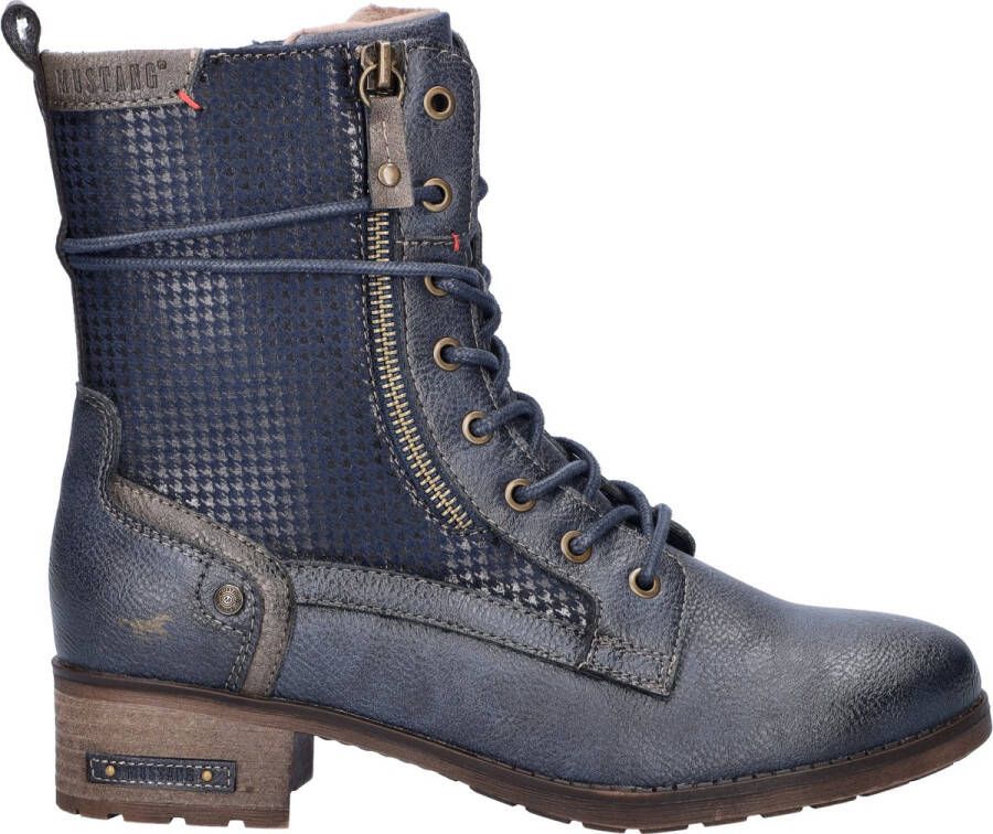 Mustang Veterschoenen Hoog Veterschoenen Hoog Blauw