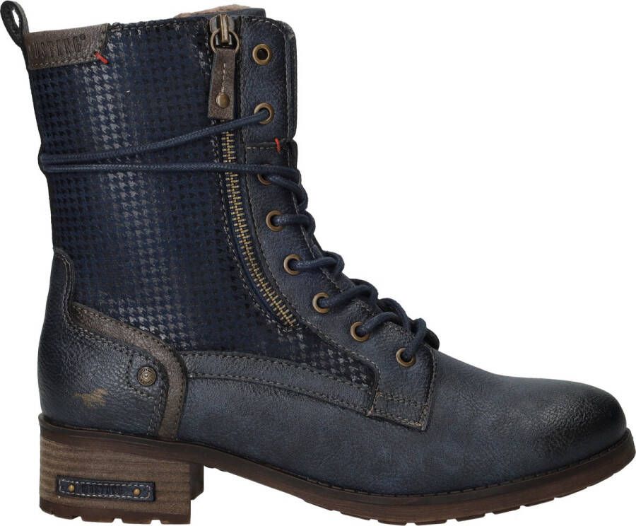 Mustang Veterschoenen Hoog Veterschoenen Hoog Blauw