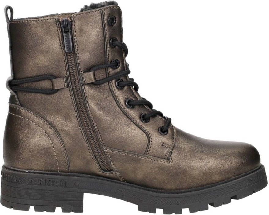 Mustang Veterschoenen Hoog Veterschoenen Hoog goudkleur