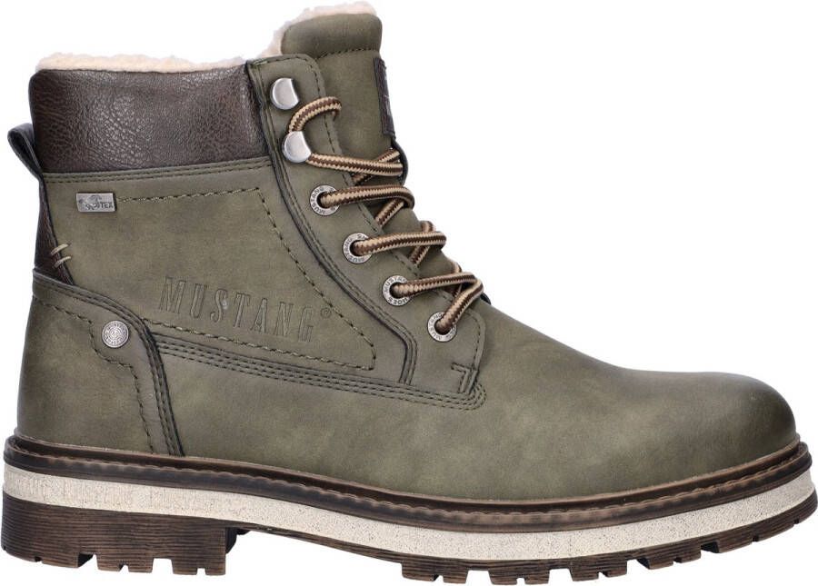 Mustang Veterschoenen Hoog Veterschoenen Hoog Khaki