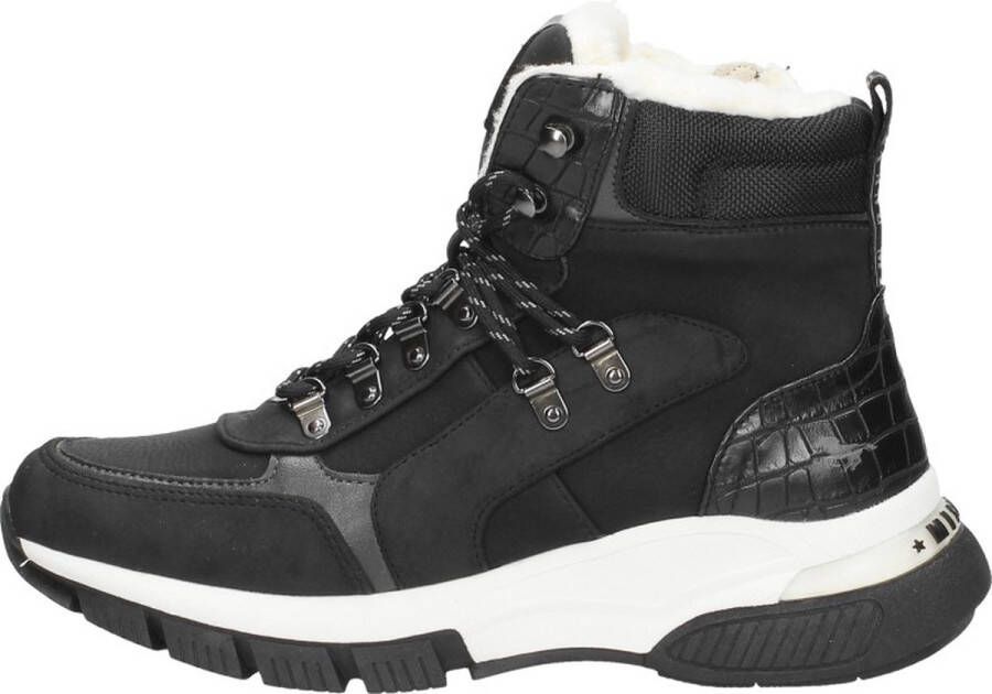 Mustang Veterschoenen Hoog Veterschoenen Hoog zwart