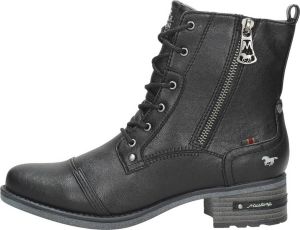 Mustang Veterschoenen Hoog Veterschoenen Hoog zwart