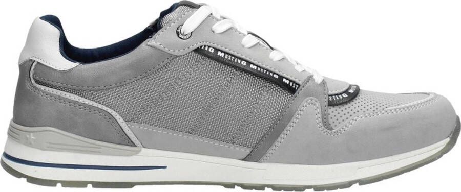 Mustang Veterschoenen Laag Veterschoenen Laag licht grijs - Foto 2