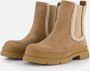 Muyters Chelsea boots cognac Suede Kinderschoenen - Thumbnail 1