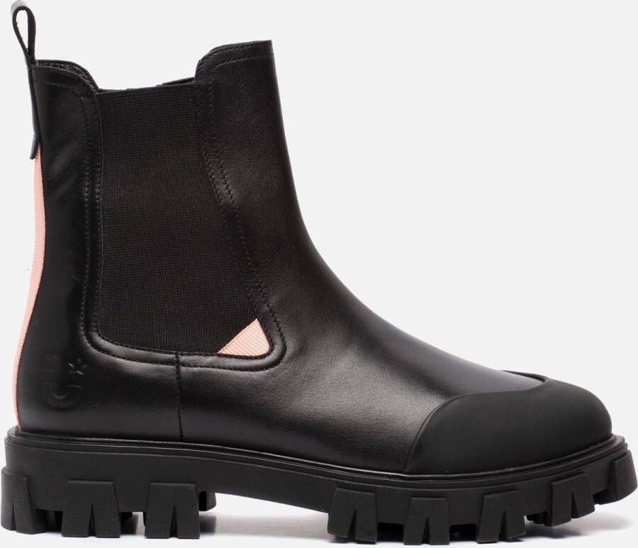 Muyters Chelsea boots zwart Leer Dames