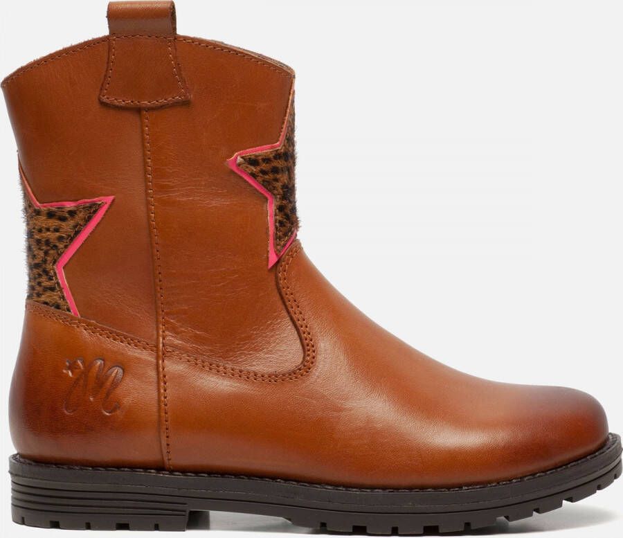 Muyters Cowboylaarsjes cognac Leer 28701 Dames - Schoenen.nl