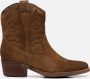 Muyters Cowboylaarzen bruin Suede - Thumbnail 1