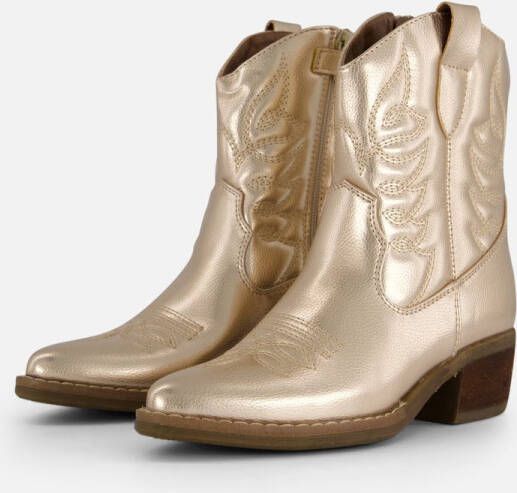Muyters Cowboylaarzen goud Pu