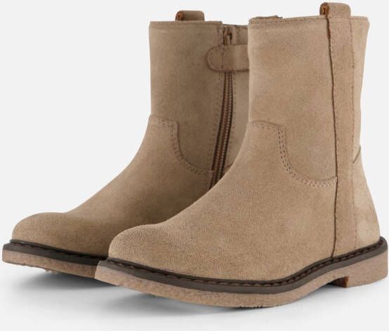 Muyters Laarzen taupe Suede Kinderschoenen