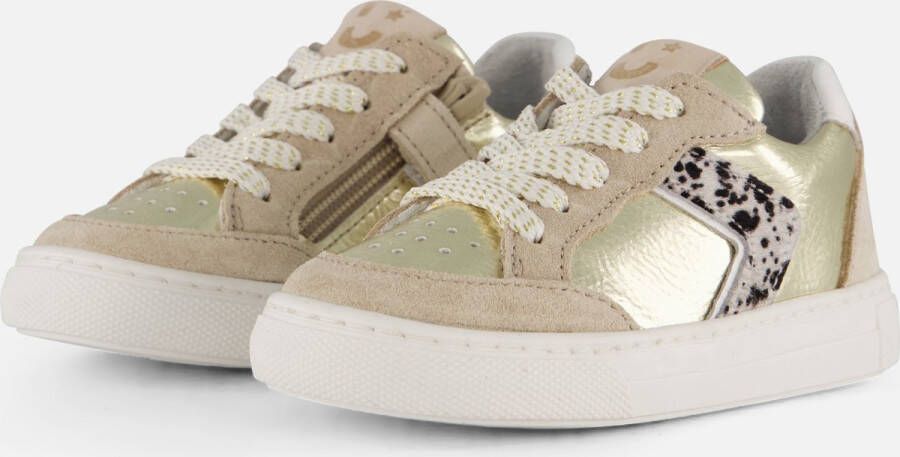 Muyters Metallic Sneakers goud Synthetisch