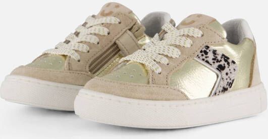 Muyters Metallic Sneakers goud Synthetisch