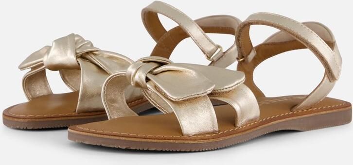 Muyters Sandalen goud Leer Kinderschoenen