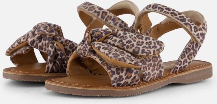 Muyters Sandalen Panterprint Leer Kinderschoenen