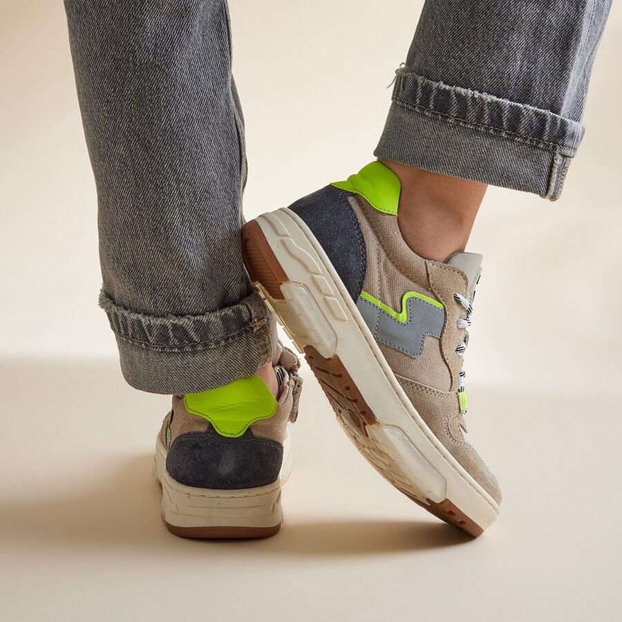 Muyters Sneakers beige Leer Kinderschoenen