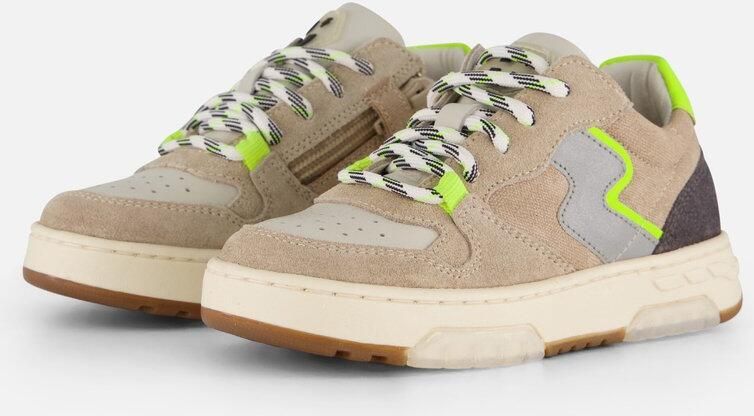 Muyters Sneakers beige Leer Kinderschoenen