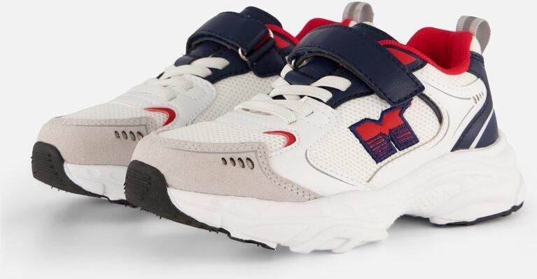 Muyters Sneakers blauw combi Textiel Kinderschoenen