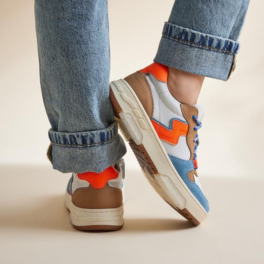 Muyters Sneakers blauw Leer Kinderschoenen - Foto 2