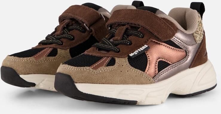 Muyters Sneakers bruin Suéde Kinderschoenen