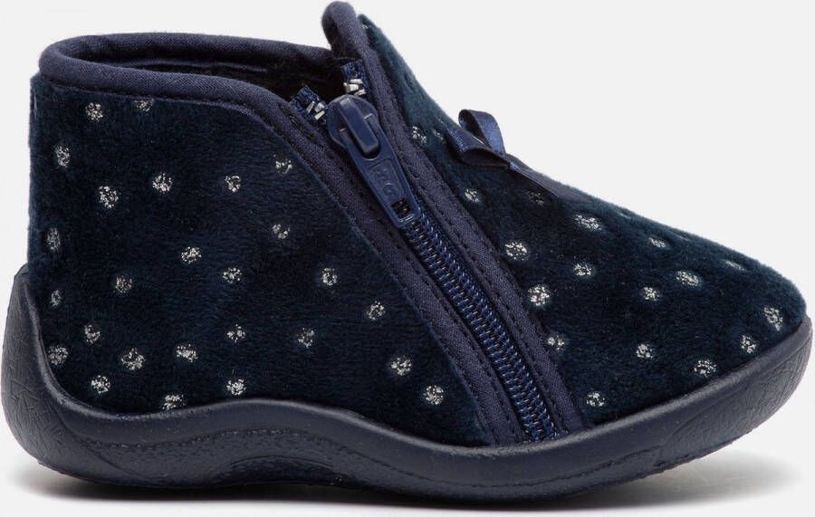 Muyters Pantoffels Blauw Textiel 750503 Textiel