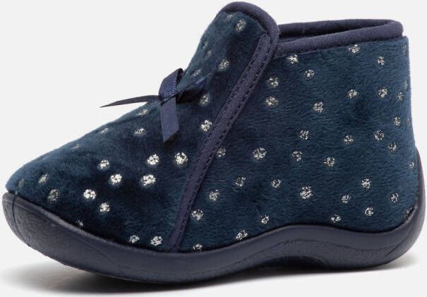 Muyters Pantoffels blauw Textiel 750503 Kinderschoenen