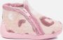 Muyters Pantoffels Roze textiel - Thumbnail 1